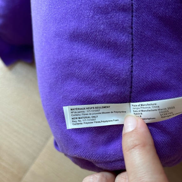 Pokemon Gengar 20” Purple Plush EUC Pokemon Licensed Tag 2022 Team Rocket Anime - Picture 10 of 11